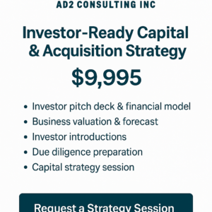 Investor-Ready Capital & Acquisition Blueprint - $9995