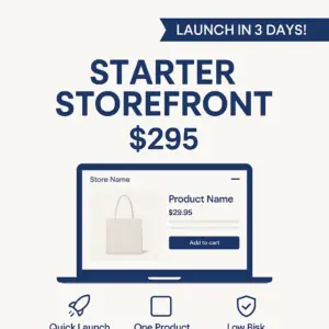 Done-For-You | ECommerce Shopify Storefront |Starter Storefront - $295
